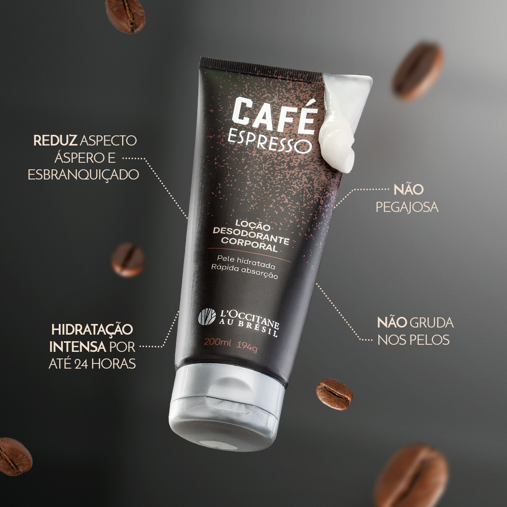 Loção Desodorante Corporal Café Espresso 200ml, ,  large image number 1